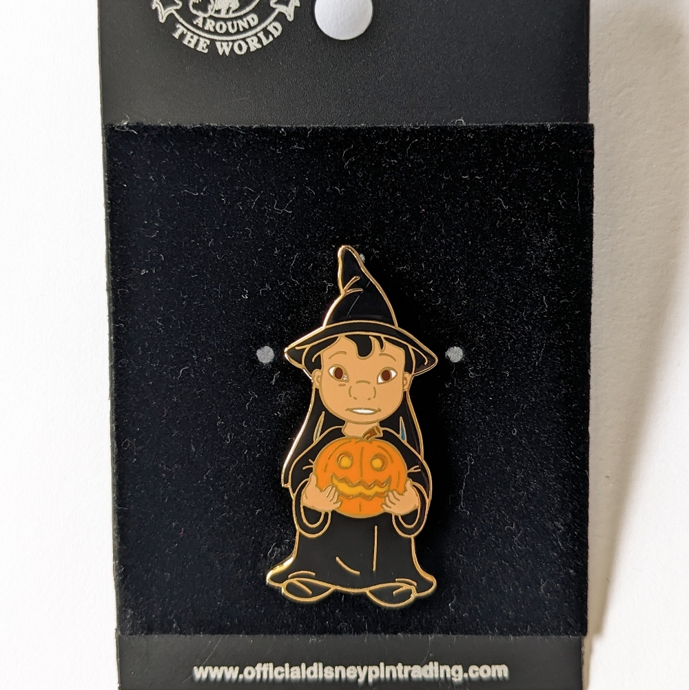 Disney Pin Lilo W Pumpkin Halloween 2003